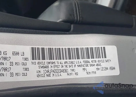 2013 Jeep Grand Cherokee Laredo from USA, damaged, VIN 1C4RJFAG5DC648361